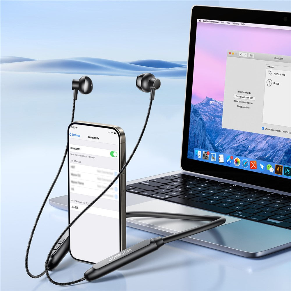 JOYROOM JR-D8 Neckband Wireless Earphone Low Latency Bluetooth-compatible 5.4 Headphone