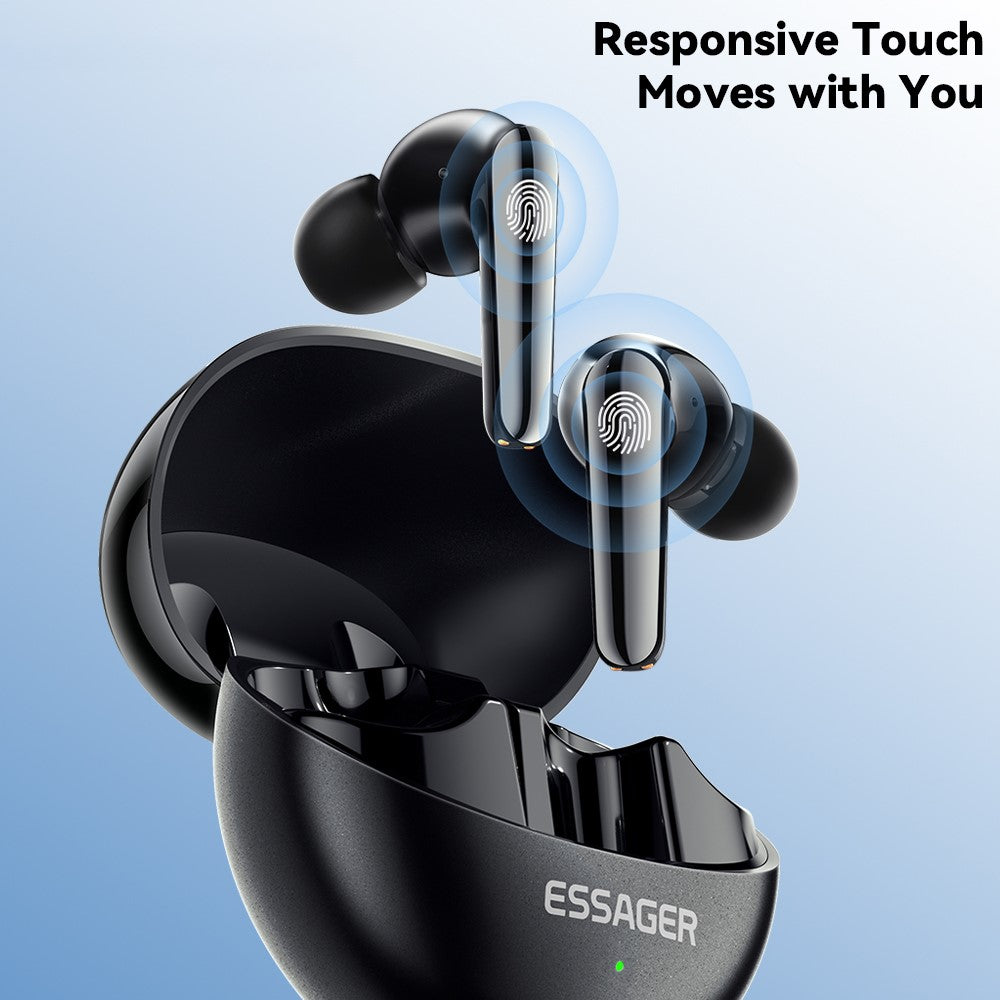ESSAGER Noise Reduction Bluetooth-compatible Headset In-Ear Wireless Headphone TWS Earphone