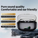 S39 ENC Støjreducerende Clip-On Bluetooth-kompatible Øretelefoner Ikke-In-Ear Sports Trådløse Hovedtelefoner