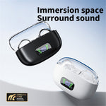 S39 ENC Støjreducerende Clip-On Bluetooth-kompatible Øretelefoner Ikke-In-Ear Sports Trådløse Hovedtelefoner