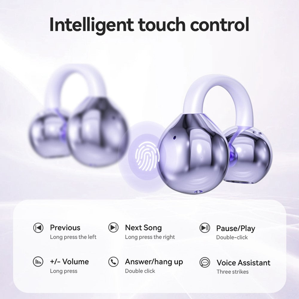 M91 Ear Clip Earbuds Wireless Bluetooth-compatible Noise Reduction Music Game Earphones