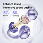 M91 Ear Clip Earbuds Wireless Bluetooth-compatible Noise Reduction Music Game Earphones