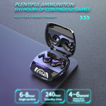 MD528 TWS Bluetooth-compatible Earphones IPX5 Waterproof ENC Noise Reduction Wireless Headphones