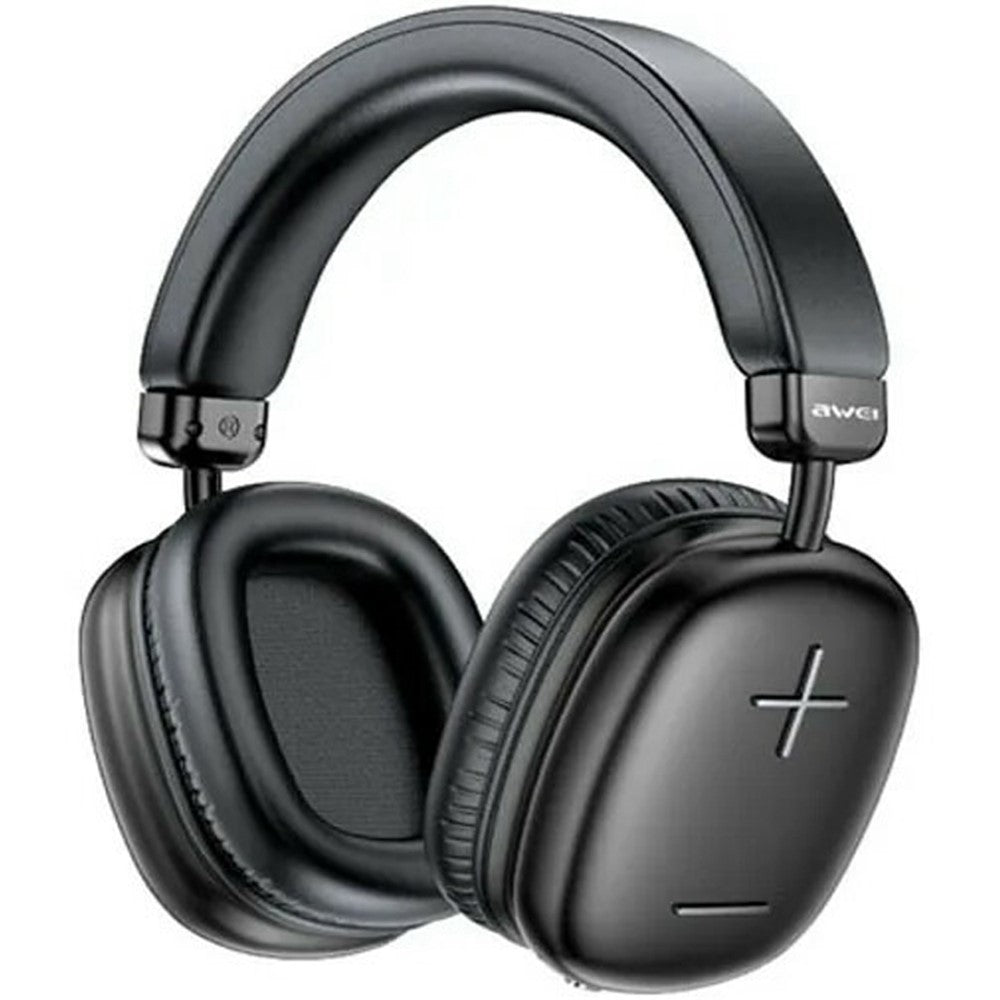 AWEI AT6 Trådløst Bluetooth-kompatibelt Gaming Headset 3.5mm AUX Kablet Hovedtelefon