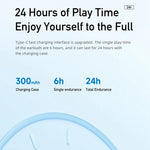 AWEI T26 Pro TWS Bluetooth-compatible Headset Wireless Semi-in-ear Headphone Noise Reduction Earphone