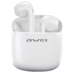 AWEI T26 Pro TWS Bluetooth-compatible Headset Wireless Semi-in-ear Headphone Noise Reduction Earphone