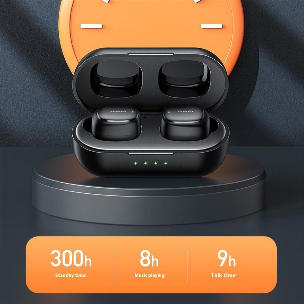 AWEI T13 Pro HiFi Stereo Sound Bluetooth-compatible Headset Touch Control Wireless Headphone Built-in 8mm Driver Unit
