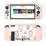 DATA FROG For Nintendo Switch Stylish Printed Protective Case Game Console Anti-Drop TPU Shell