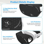 For Meta Quest 3S VR Silicone Case Honeycomb Texture Heat Dissipation Anti-Drop Cover