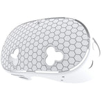 For Meta Quest 3S VR Silicone Case Honeycomb Texture Heat Dissipation Anti-Drop Cover
