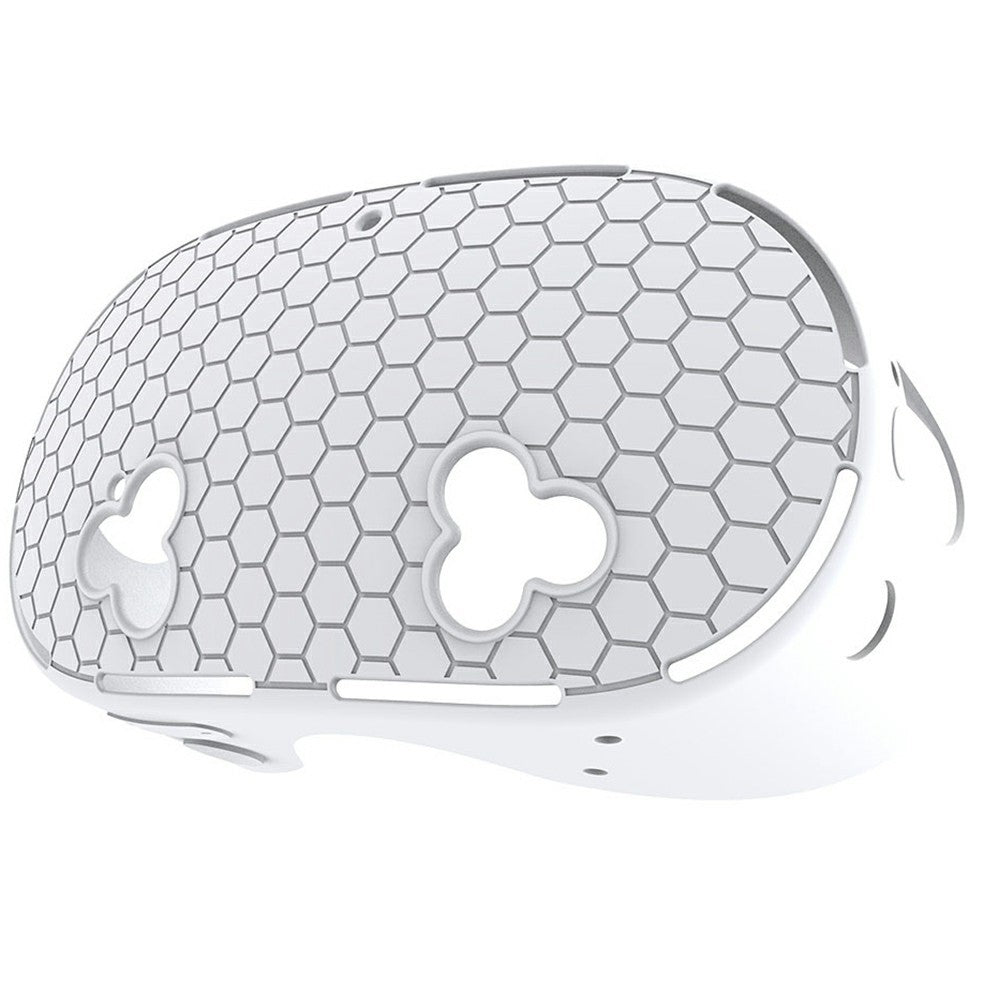 For Meta Quest 3S VR Silicone Case Honeycomb Texture Heat Dissipation Anti-Drop Cover