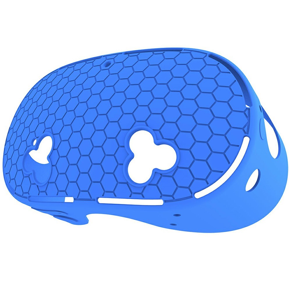 For Meta Quest 3S VR Silicone Case Honeycomb Texture Heat Dissipation Anti-Drop Cover