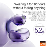 HILEO hi86 ENC Noise Reduction Stereo Wireless Earphones Clip-On Bluetooth-compatible Earbuds