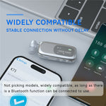 K75 LCD Screen Business Bluetooth-compatible Headset Noise Cancellation Earphone with Vibration Alert