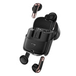 J17 2 Pair Bluetooth-compatible 5.4 Headphones LED Display Stereo Sports Earbuds
