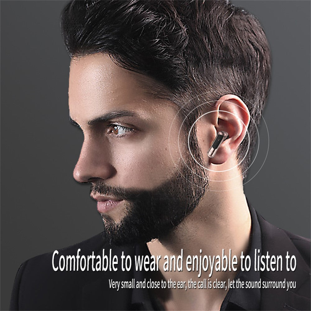 J17 2 Pair Bluetooth-compatible 5.4 Headphones LED Display Stereo Sports Earbuds