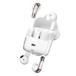 J17 2 Pair Bluetooth-compatible 5.4 Headphones LED Display Stereo Sports Earbuds
