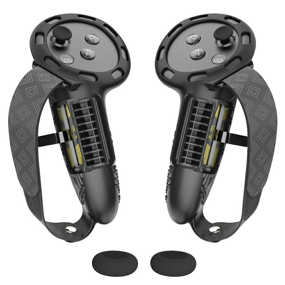 1 par til Meta Quest 3 / 3S Controller Grips Cover Silikone Forlængede Håndtag Tilbehør
