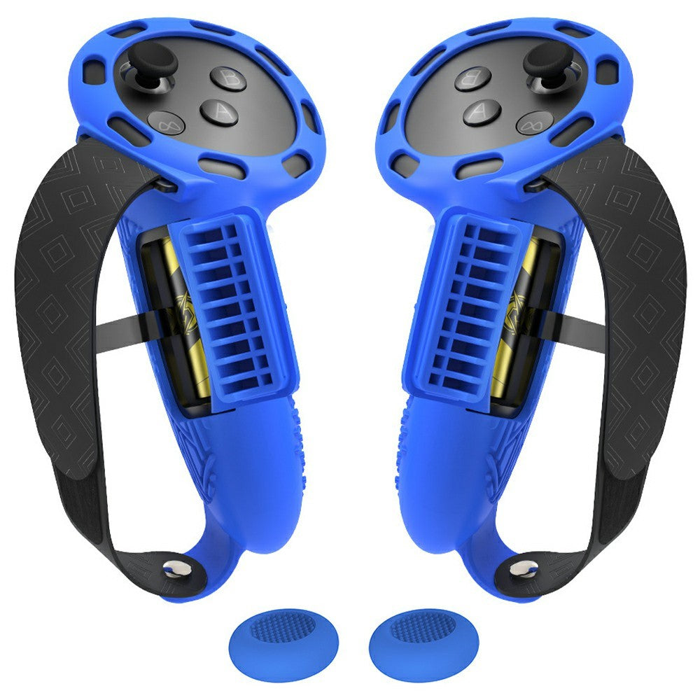 1 par til Meta Quest 3 / 3S Controller Grips Cover Silikone Forlængede Håndtag Tilbehør