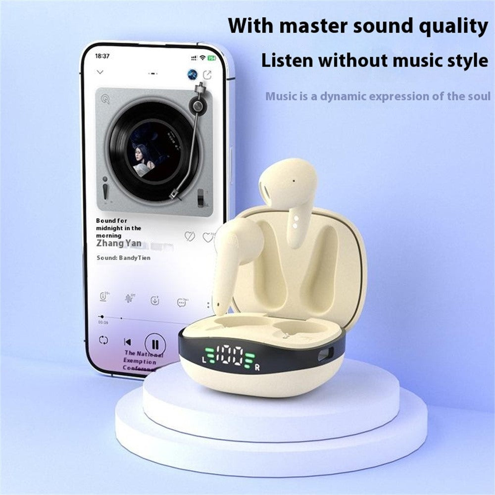 BH28 TWS Bluetooth-compatible 5.3 Earphones Touch Control Wireless Music Gaming Headset
