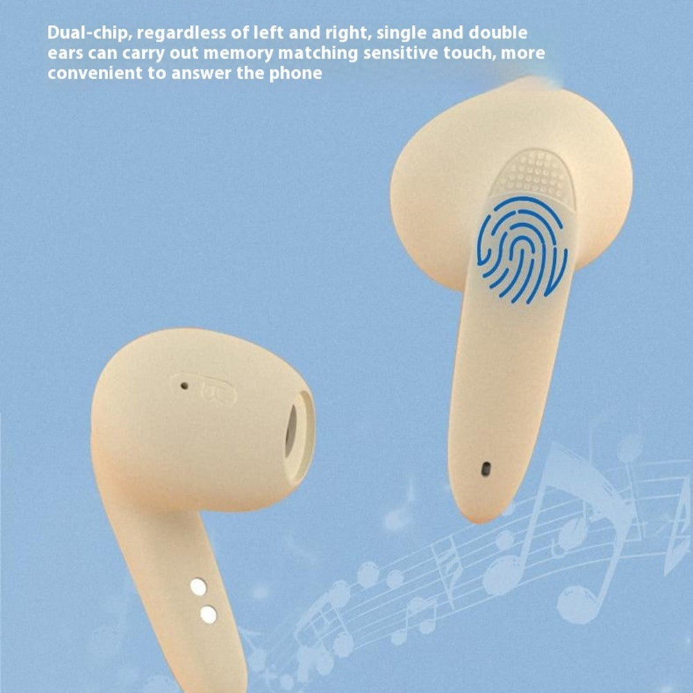 BH28 TWS Bluetooth-compatible 5.3 Earphones Touch Control Wireless Music Gaming Headset