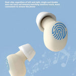 BH27 Mini TWS Bluetooth-compatible 5.3 Sleep In-Ear Earphone Touch Control Music Gaming Headset