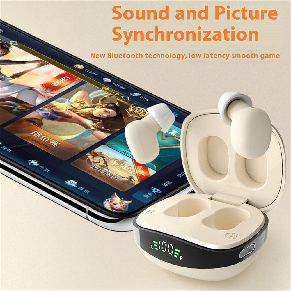 BH27 Mini TWS Bluetooth-compatible 5.3 Sleep In-Ear Earphone Touch Control Music Gaming Headset