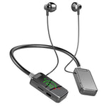 S8 Sport Running Neckband Bluetooth-compatible Headset Digital Display Music Calling Earphone Support TF Card