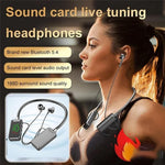 S8 Sport Running Neckband Bluetooth-compatible Headset Digital Display Music Calling Earphone Support TF Card
