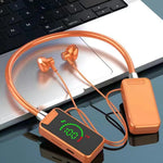 S8 Sport Running Neckband Bluetooth-compatible Headset Digital Display Music Calling Earphone Support TF Card