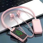 S8 Sport Running Neckband Bluetooth-compatible Headset Digital Display Music Calling Earphone Support TF Card