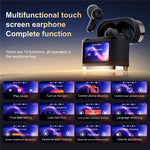 BD2 Smart Digital Display Touch Screen Wireless Bluetooth-compatible Headset ANC+ENC Noise Cancelling