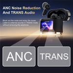 BD2 Smart Digital Display Touch Screen Wireless Bluetooth-compatible Headset ANC+ENC Noise Cancelling