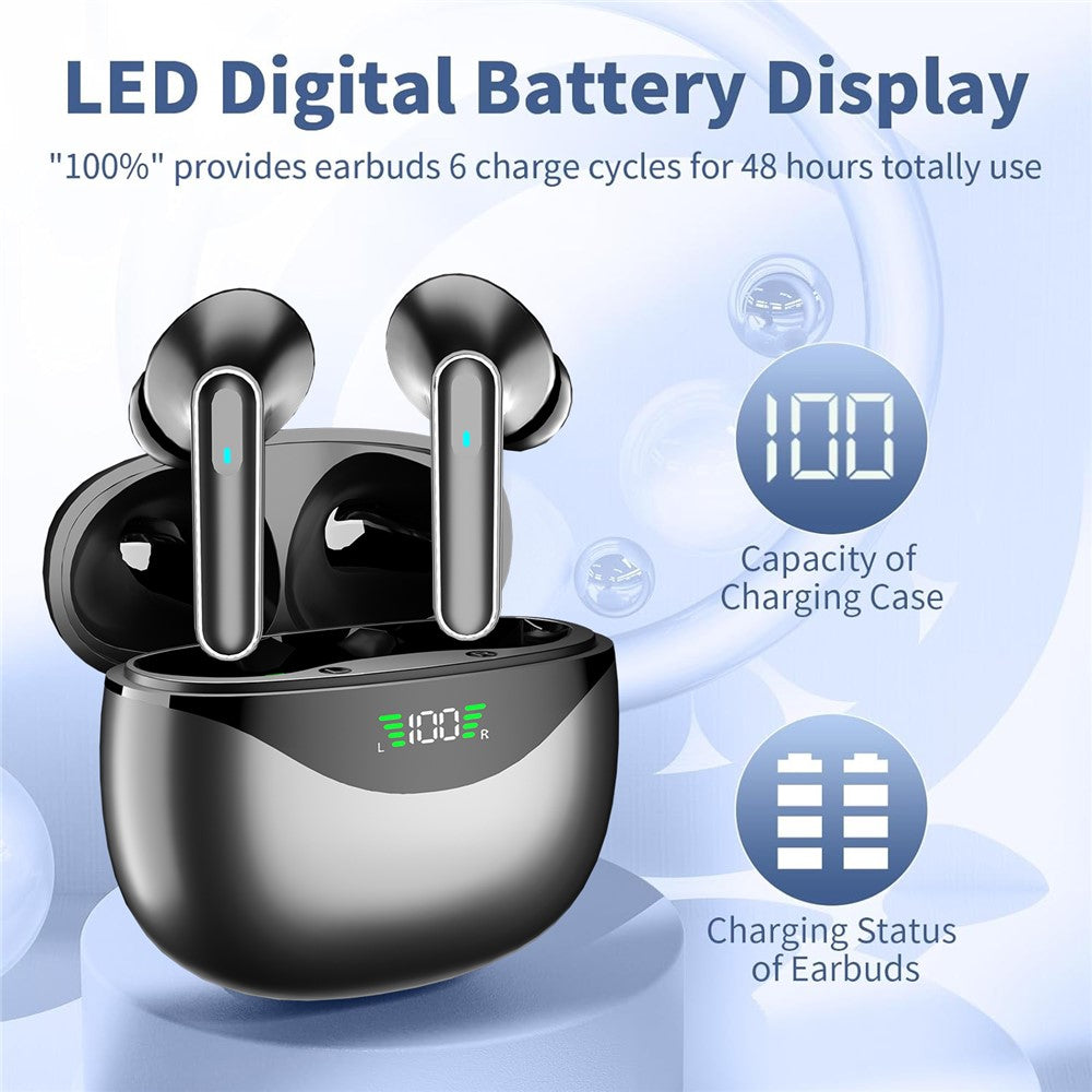 DP4 HiFi Sound Bluetooth-compatible Earphones Noise Reduction Wireless In-ear Headphones