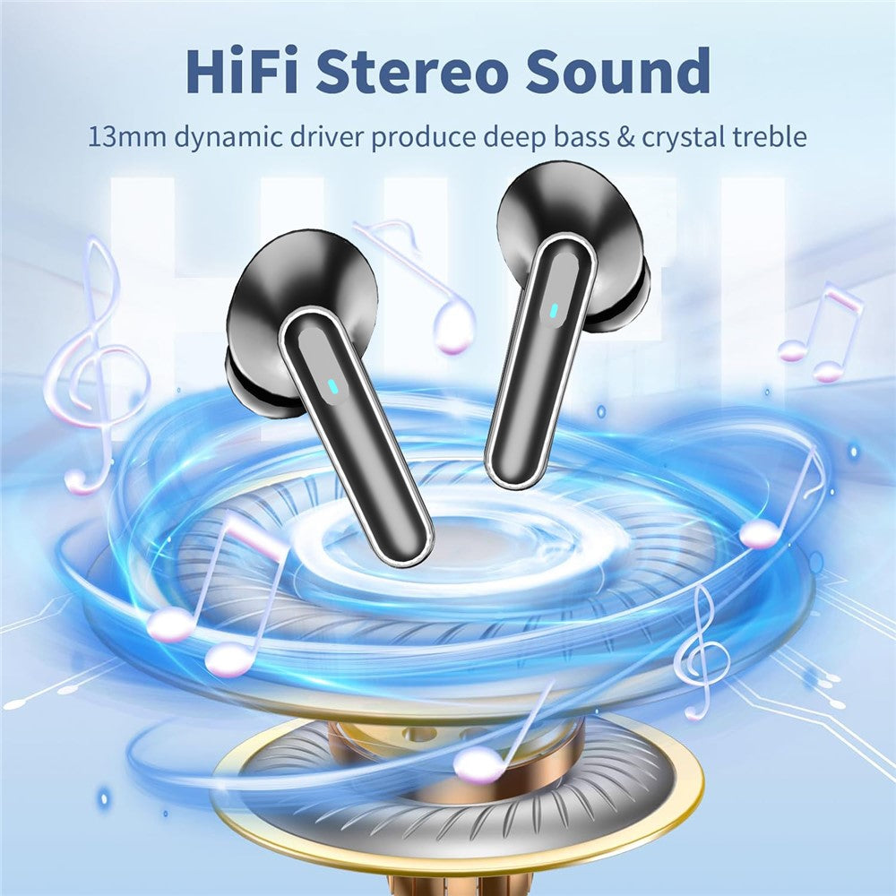 DP4 HiFi Sound Bluetooth-compatible Earphones Noise Reduction Wireless In-ear Headphones