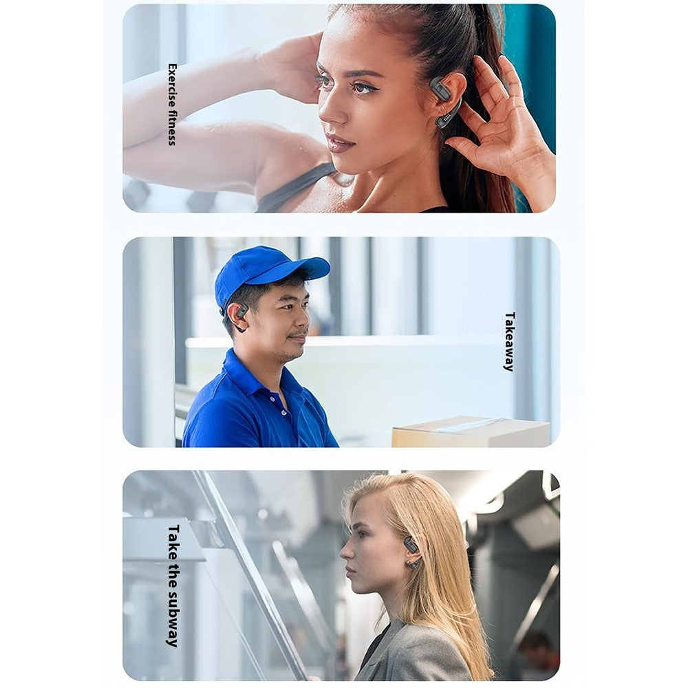 V700 trådløse høretelefoner Bluetooth-kompatibel 5.5 sportshøretelefoner med ørekroge LED strømdisplay