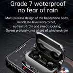 M41 Bluetooth-compatible Earphones CVC8.0 Noise Reduction Gaming Wireless Earbuds with RGB Light Charging Case