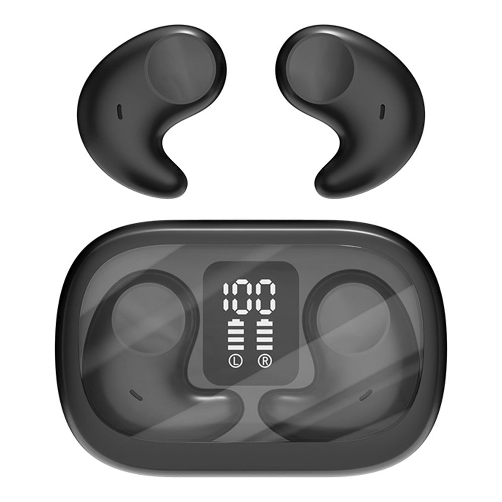 M51 Mini Bluetooth-compatible Earphones Noise Reduction Wireless Sleep Earbuds with Charging Case for Side Sleepers