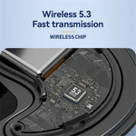 M51 Mini Bluetooth-compatible Earphones Noise Reduction Wireless Sleep Earbuds with Charging Case for Side Sleepers