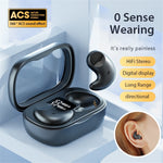 M51 Mini Bluetooth-compatible Earphones Noise Reduction Wireless Sleep Earbuds with Charging Case for Side Sleepers