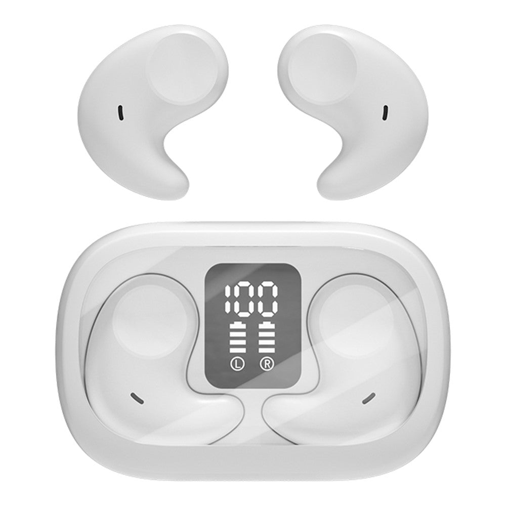 M51 Mini Bluetooth-compatible Earphones Noise Reduction Wireless Sleep Earbuds with Charging Case for Side Sleepers