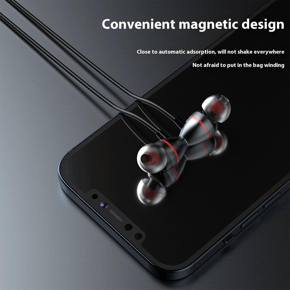 DUDAO U5H Neckband Bluetooth-compatible In-Ear Headset Sport Running Magnetic Wireless HiFi Music Earphone