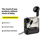 DUDAO U18Pro TWS Bluetooth-compatible Earphones Wireless Music Headset with Transparent Charging Case