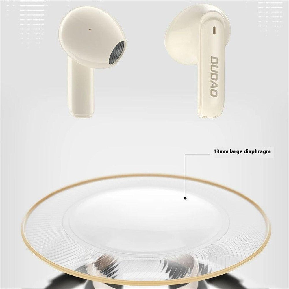 DUDAO U18Pro TWS Bluetooth-compatible Earphones Wireless Music Headset with Transparent Charging Case