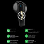 DUDAO U18Pro TWS Bluetooth-compatible Earphones Wireless Music Headset with Transparent Charging Case