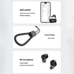 DUDAO U17s TWS Bluetooth-compatible Earphones Mini In-Ear Noise Reduction Wireless Music Headset