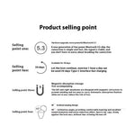DUDAO U5Pro Semi-In-Ear Nakkerem Bluetooth 5.3 Headset Sport Løb Trådløse Stereo Musik Høretelefoner