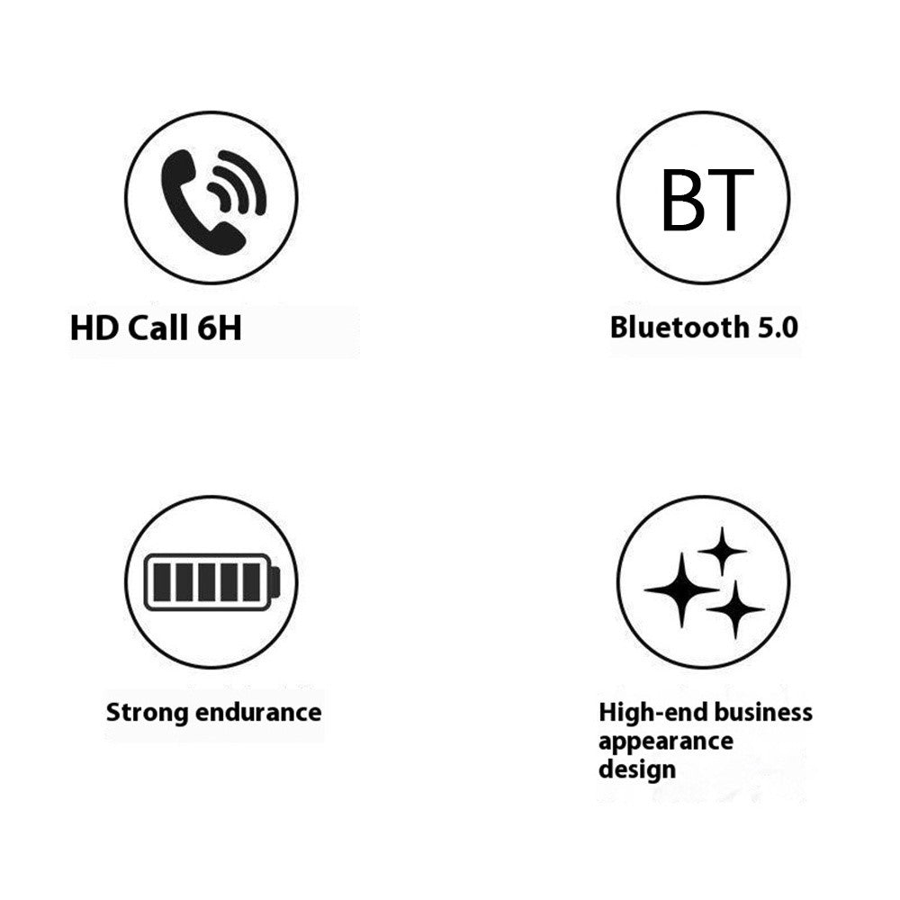 DUDAO U7S enkelt øre trådløst Bluetooth-kompatibelt headset Forretning Sport Musikopkald In-ear høretelefon