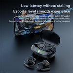 SP16 TWS Bluetooth-kompatible høretelefoner ørekrog in-ear trådløst musikheadset med digitalt display og opladningsboks