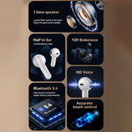 MBLUE AR10 TWS Bluetooth-compatible Earphones Low Latency Wireless Sports Music Headset